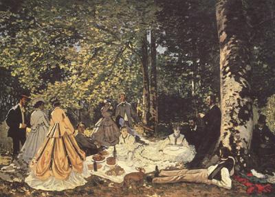 Claude Monet Dejeuner sur l'herbe(study) (nn02) Germany oil painting art